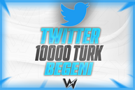 ⭐(KALİTELİ) TWİTTER 10.000 TÜRK BEĞENİ⭐