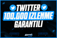 [Kaliteli] Twitter 100.000 İzlenme