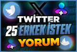 ⭐[Kaliteli] Twitter 25 İstediğiniz Erkek Yorum⭐