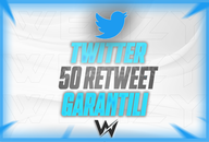 ⭐(KALİTELİ) TWİTTER 50 RETWEET⭐