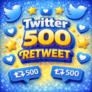 ⭐[KALİTELİ] TWİTTER 500 RETWEET⭐
