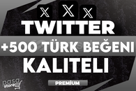 ⭐[KALİTELİ] TWİTTER +500 TÜRK BEĞENİ GARANTİLİ⭐