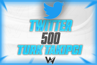 ⭐(KALİTELİ) TWİTTER 500 TÜRK TAKİPÇİ⭐