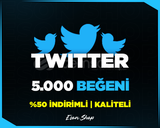 ⭐[KALİTELİ] TWİTTER 5000 GERÇEK BEĞENİ⭐