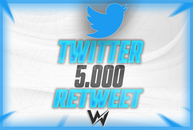 ⭐(KALİTELİ) TWİTTER 5.000 RETWEET⭐