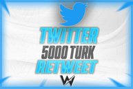 ⭐(KALİTELİ) TWİTTER 5.000 TÜRK RETWEET⭐