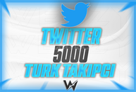 ⭐(KALİTELİ) TWİTTER 5.000 TÜRK TAKİPÇİ⭐