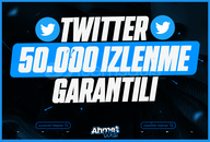 [Kaliteli] Twitter 50.000 İzlenme