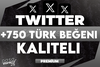 ⭐[KALİTELİ] TWİTTER +750 TÜRK BEĞENİ GARANTİLİ⭐
