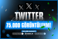 ✨[KALİTELİ] TWİTTER 75.000 GÖRÜNTÜLENME ✨