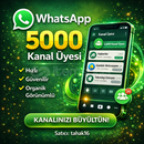 ⭐[KALİTELİ] WHATSAPP +5000 GLOBAL KANAL ÜYESİ