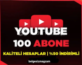 ⭐[KALİTELİ] YOUTUBE 100 GERÇEK ABONE⭐