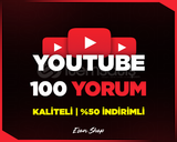 ⭐[KALİTELİ] YOUTUBE 100 GERÇEK YORUM⭐