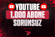 ⭐[Kaliteli] YouTube 1000 Abone + Garanti ⭐