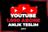 [KALİTELİ] YOUTUBE 1.000 ABONE 