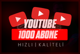 ⭐[KALİTELİ] YOUTUBE 1000 GERÇEK ABONE + GARANTİ