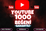 ⭐️[KALİTELİ] YOUTUBE 1000 GERÇEK BEĞENİ⭐️
