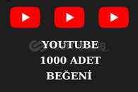 ⭐[KALİTELİ] YOUTUBE 1.000 GERÇEK BEĞENİ⭐