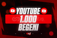 ⭐[KALİTE] Youtube 1000 Gerçek Beğeni