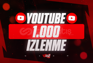 ⭐[KALİTE] Youtube 1000 Organik Gerçek İzlenme