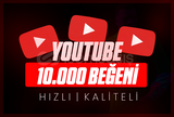 ⭐[KALİTELİ] YOUTUBE 10.000 BEĞENİ + GARANTİ