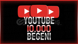 ⭐|KALİTELİ]⭐YOUTUBE 10000 GERÇEK BEĞENİ