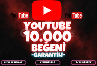⭐️[KALİTELİ] YOUTUBE 10.000 GERÇEK BEĞENİ⭐️