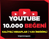 ⭐[KALİTELİ] YOUTUBE 10.000 GERÇEK BEĞENİ⭐