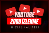 ⭐[KALİTELİ] YOUTUBE 2000 İZLENME + GARANTİ