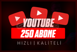 ⭐[KALİTELİ] YOUTUBE 250 GERÇEK ABONE + GARANTİ