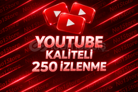 ⭐[KALİTELİ] Youtube 250 Gerçek İzlenme⭐
