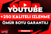 ⭐[KALİTELİ] YOUTUBE +250 KALİTELİ İZLENME⭐