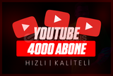 ⭐[KALİTELİ] YOUTUBE 4000 GERÇEK ABONE + GARANTİ