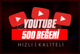 ⭐[KALİTELİ] YOUTUBE 500 BEĞENİ + GARANTİ