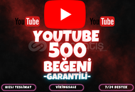 ⭐️[KALİTELİ] YOUTUBE 500 GERÇEK BEĞENİ⭐️