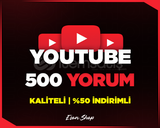 ⭐[KALİTELİ] YOUTUBE 500 GERÇEK YORUM⭐