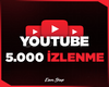 ⭐[GARANTİLİ] YOUTUBE 5000 İZLENME⭐