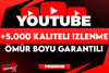 ⭐[KALİTELİ] YOUTUBE +5.000 KALİTELİ İZLENME⭐
