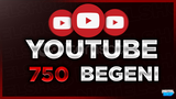 ⭐[KALİTELİ] YOUTUBE 750 BEĞENİ⭐