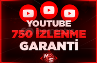 ⭐[KALİTELİ] YOUTUBE 750 GERÇEK İZLENME⭐