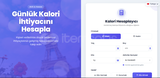 KALORİ HESAPLAMA KİLO VERME WEP SCRİPTİ