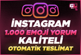 ⭐[KALTELİ] INSTAGRAM 1.000 EMOJİ YORUM ⭐