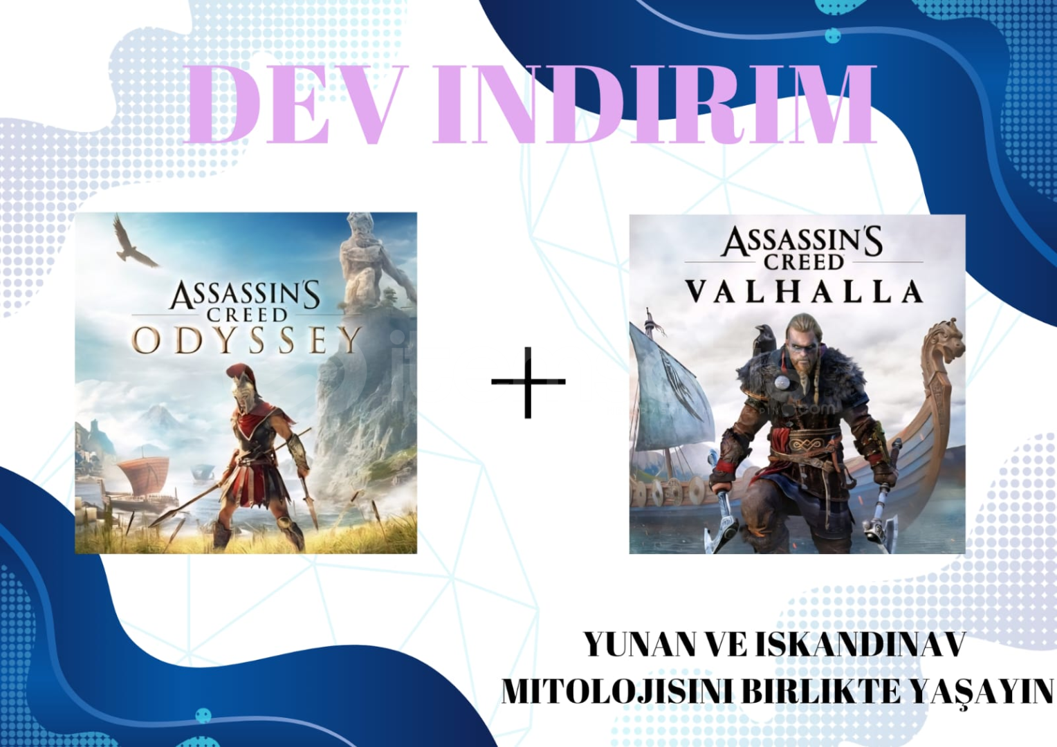 Assasin's Creed Oddsey ve AC Valhalla PS4/PS5 Assasin's Creed Oddsey ve AC Valhalla PS4/PS5