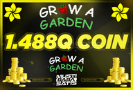 (KAMPANYA)Grow a Garden 1.488QD Coins (Sheckles)