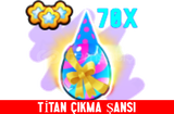 ⚠️KAMPANYA⚠️[PS99]70 ADET HYPE EGG 