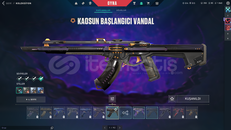 Kaos vandal ve battle pass itemleri