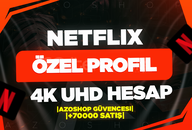 ⭐️[KAPANMAYAN] 4K KİŞİYE ÖZEL PROFIL NETFLIX⭐️