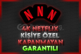 ⚡KAPANMAYAN 4K ULTRA HD NETFLIX 1 AYLIK PROFİL✨