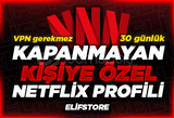 KİŞİYE ÖZEL KAPANMAYAN 4K HDR / 1 Aylık