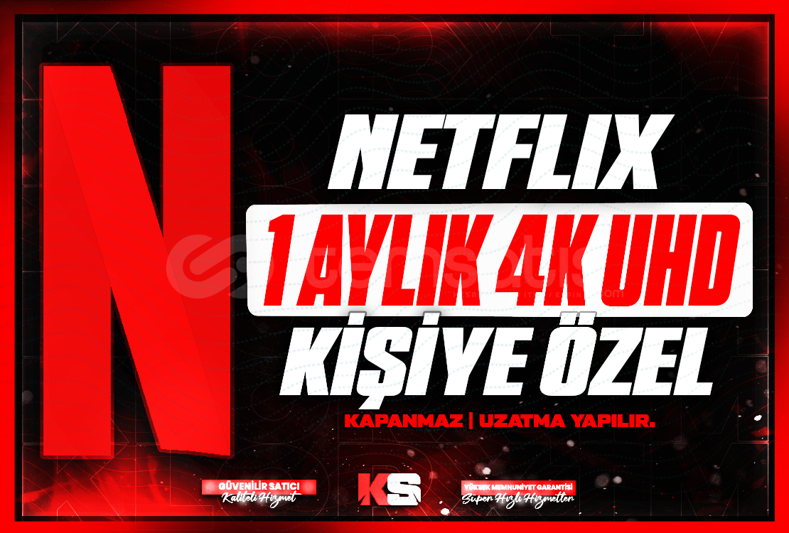 Kapanmaz - Özel | Netflix 4k UHD (1 Aylık) Kapanmaz - Özel | Netflix 4k UHD (1 Aylık)
